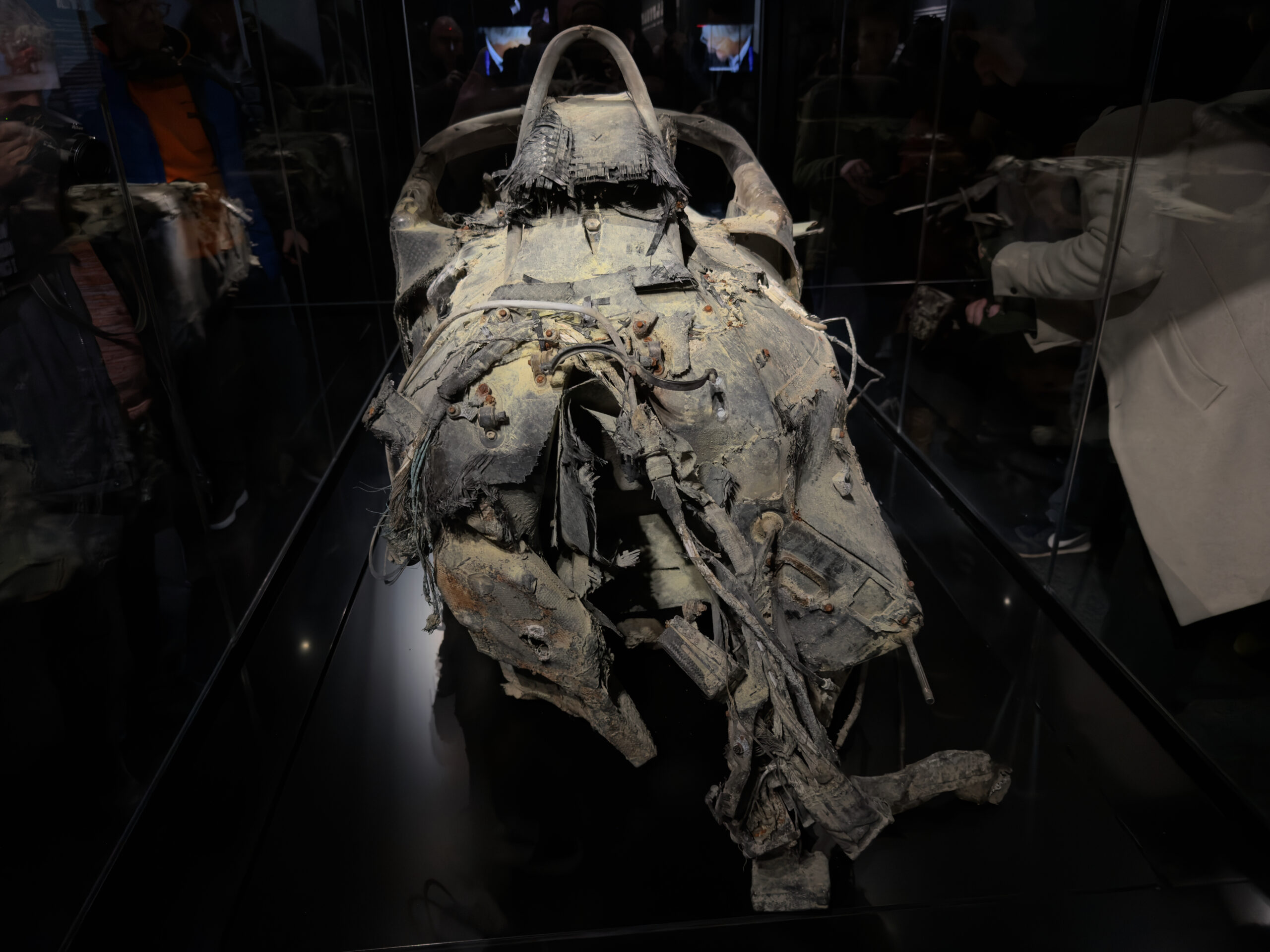 The F1 Exhibition in London 2024 31 Romain Grosjean Charred Remains of Hass VF 20 3 scaled